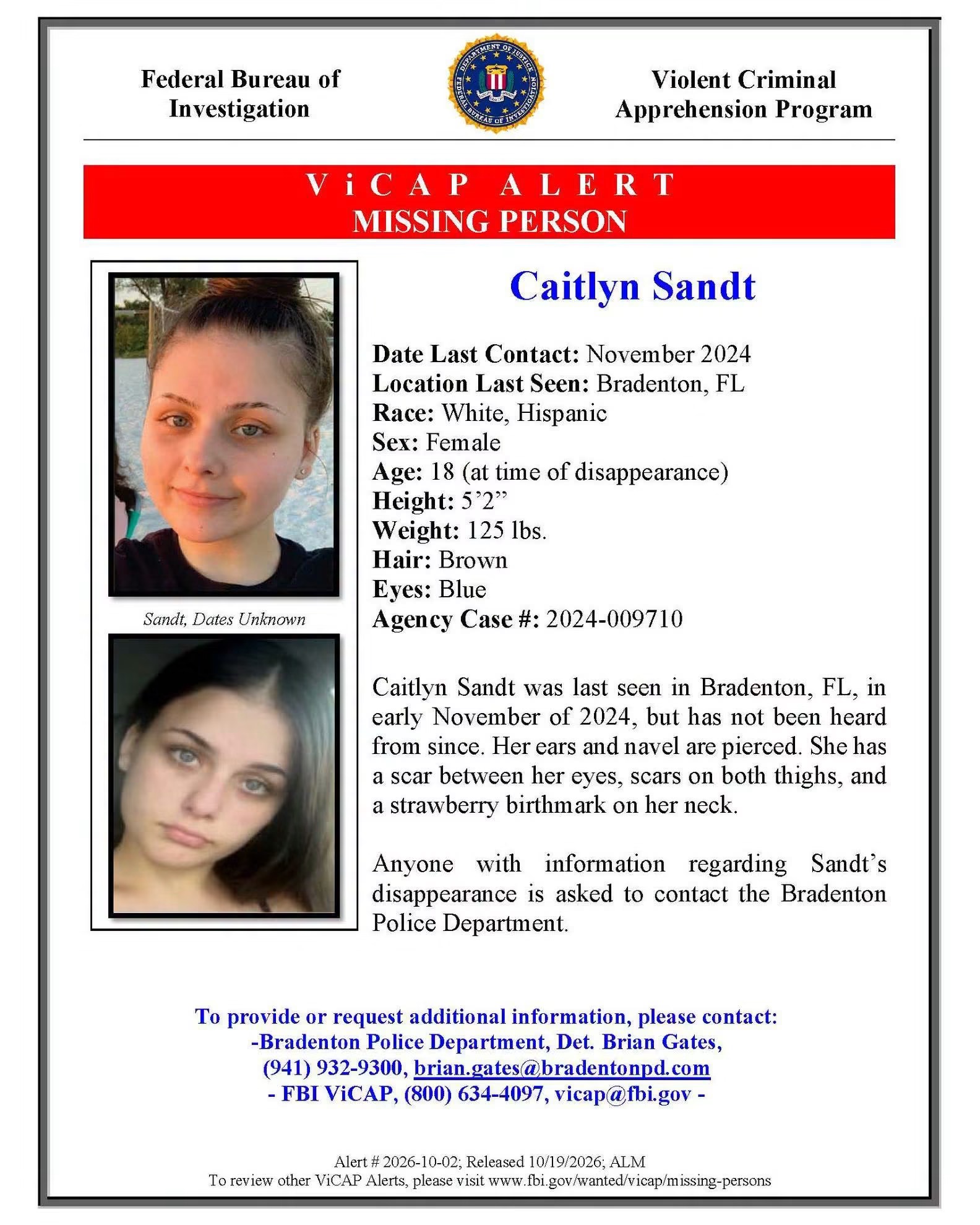 Bradenton Police Department urges public to come forward with information on a 2024 missing person case — WFTS ABC Action News Tampa, Wesley Chapel Technology news