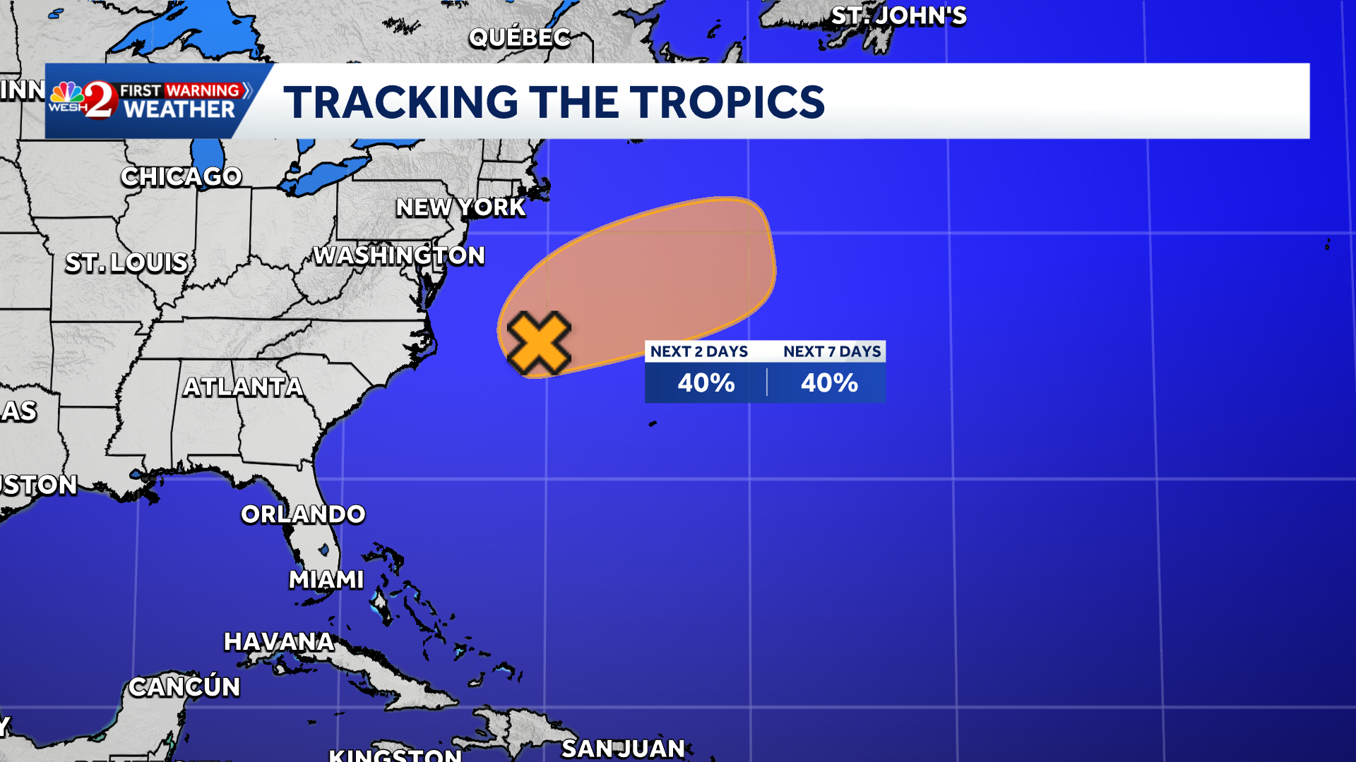 Invest 93-L could develop as dangerous surf threatens East Coast, NHC says — WESH 2 Orlando