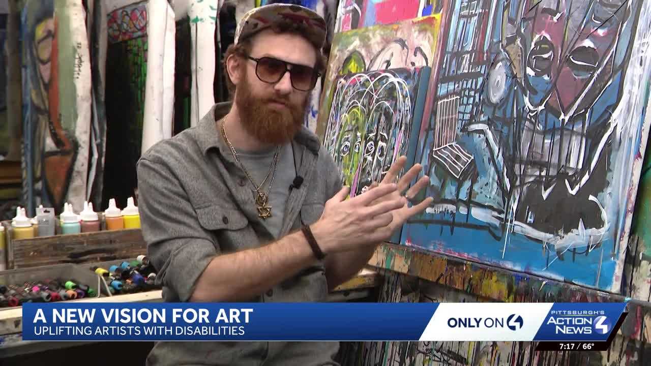 'Create, create, create': Artist turns vision loss into inspiration — WESH 2 Orlando, Wesley Chapel Arts news