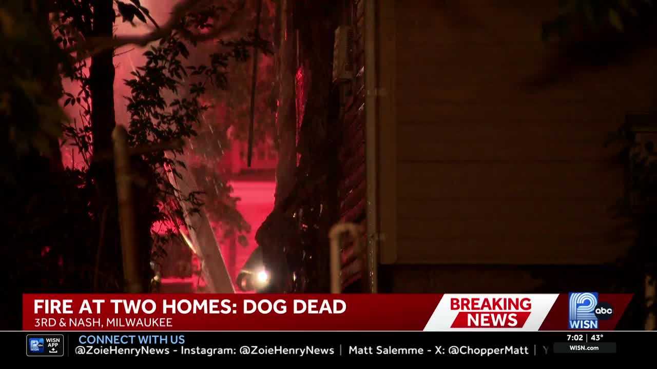 Dog killed during overnight fire that spread from one Milwaukee home to a second — WISN 12 Milwaukee, Wesley Chapel Community news