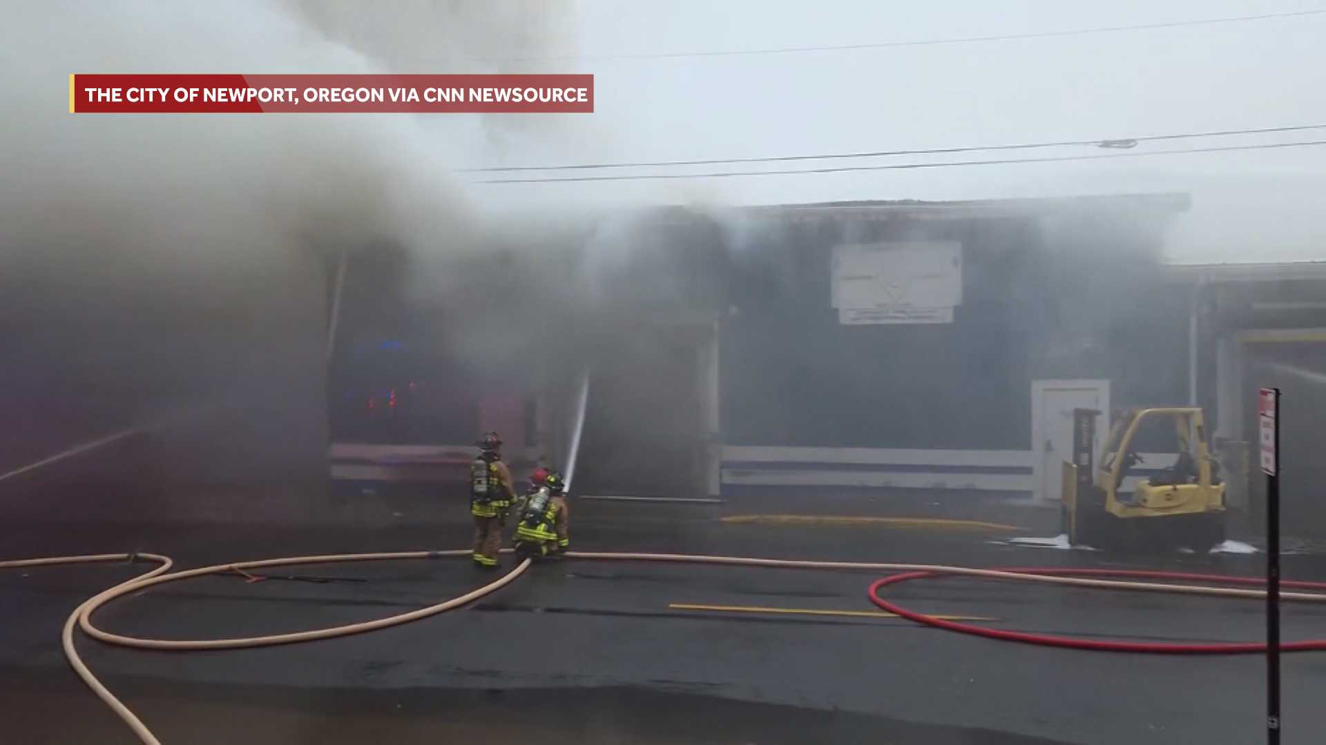 Possible ammonia contamination prompts evacuations after Oregon seafood plant fire, officials say — WESH 2 Orlando, Wesley Chapel Schools news