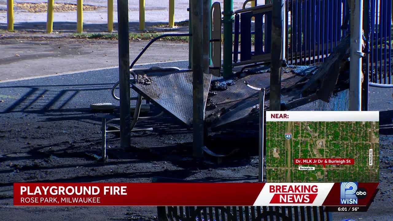 Fire at Milwaukee park melts playground equipment — WISN 12 Milwaukee, Wesley Chapel Community news