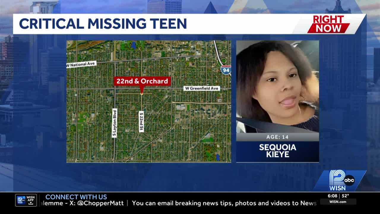 Police searching for critically missing 14-year-old Milwaukee girl — WISN 12 Milwaukee, Wesley Chapel Community news