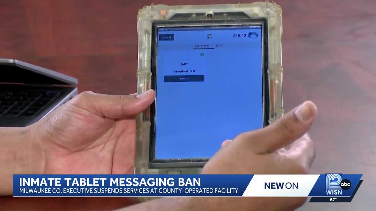 Milwaukee County Sheriff's Office suspends messaging feature on jail tablets — WISN 12 Milwaukee, Wesley Chapel Community news