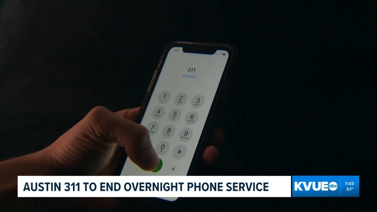 Austin 311 non-emergency call center to close overnight service starting Nov. 1 — KVUE (Austin), Wesley Chapel Community news