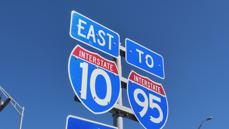 More lanes open on I-10 in Jacksonville. Here's an update on the road widening project — First Coast News Local, Wesley Chapel Community news