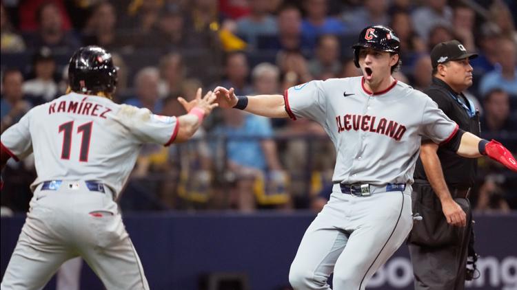 Chase DeLauter and José Ramírez lead the Guardians to a 7-3 win over the Rays in Game 1 of the ALCS — WTSP Sports Tampa Bay, Wesley Chapel Sports news