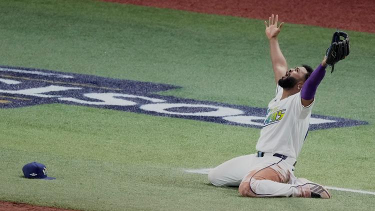 Peralta, Caminero, Díaz lead Rays to 7-3 win over Guardians and a trip to the World Series — WTSP Sports Tampa Bay, Wesley Chapel Sports news