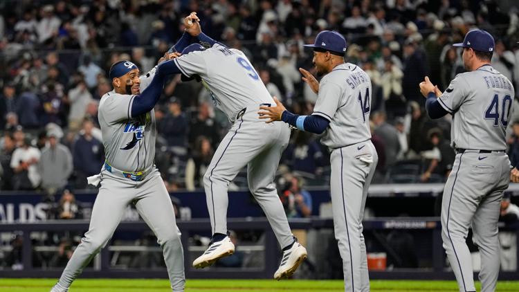 Singing `New York, New York,' Rays revel in recognition as they head to AL Championship Series — WTSP Sports Tampa Bay, Wesley Chapel Sports news