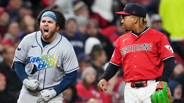 Rays capitalize on Guardians errors, win 7-3 to tie ALCS at 2-2 — WTSP Sports Tampa Bay