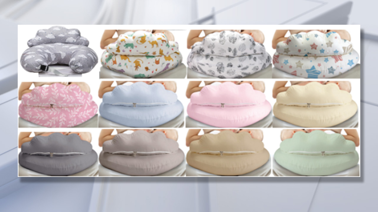 Nursing pillows sold on Amazon recalled over suffocation risk — FOX 13 Tampa Bay News